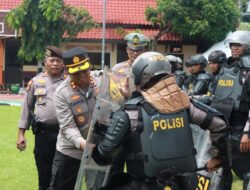 Kesiapsiagaan Jelang Pemilu 2024, Polres Batang Gelar Apel Ton Raimas