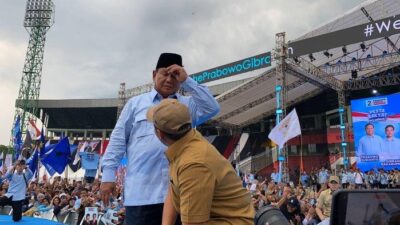 Kampanye Akbar di Sidoarjo Jatim, Prabowo: Saya Bersumpah Beri Jiwa & Raga untuk RI