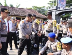 Kapolres Rembang Pimpin Apel Serpas Pam TPS Pemilu 2024
