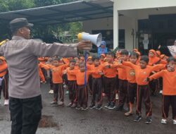 Bersama Murid Pertiwi Karangjati, Polsek Susukan Banjarnegara Gelar Polisi Sahabat Anak