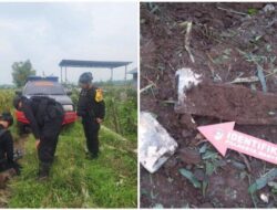 Mortir Bentuk Botol Ditemukan di Sawah Kembaran Banyumas, Dijinakan Jibom Gegana Polda Jateng