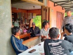 Kapolres Humbahas Berikan Himbauan pada Warga untuk Cegah Gangguan Kamtibmas