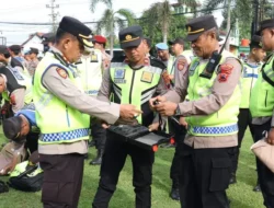Ratusan Personil Polres Batang Siap Amankan TPS di Pemilu 2024