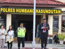 Harap Pengamanan Pemilu Berjalan Lancar, Kapolres Humbahas Pimpin Doa Bersama