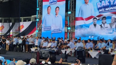 Kampanye Akbar Paslon 02 di Sidoarjo Jatim Dihadiri Khofifah, Erik Thohir dan AHY