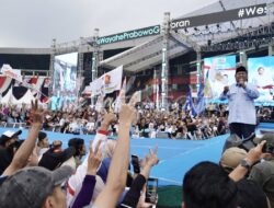 Kampanye Akbar di Sidoarjo, Prabowo: Saya Bersumpah Beri Jiwa dan Raga untuk Negara