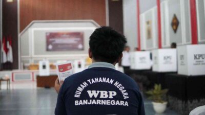 Pesta Demokrasi Pemilu 2024, Warga Binaan Rutan Banjarnegara Salurkan Hak Pilihnya di TPS Khusus