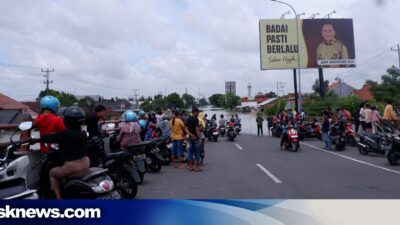 Jalan Kudus-Demak Terputus, Polisi Siapkan Kantong Parkir Kendaraan Besar Disini