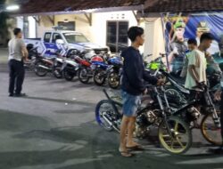 Operasi Malam Minggu: Polisi Pati Sita 13 Sepeda Motor Pelaku Balap Liar