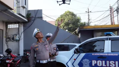 Operasi Keselamatan Candi, Ditlantas Polda Jawa Tengah Operasikan ETLE Drone di 4 Daerah