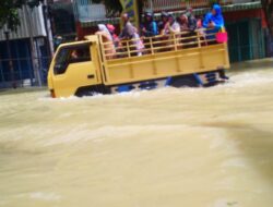 Banjir Kab. Grobogan Meluas, 103 Desa Terdampak hingga Kota Purwodadi Lumpuh Total
