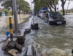 Banjir Pantura Karanganyar Demak Tinggal 30 Cm, Lalu Lintas Masih Dialihkan