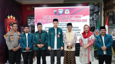 Ketua dan pengurus FKPM Da’i Kamtibmas Polrestabes Semarang Dilantik