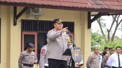 Apel Gelar Pasukan Ops Keselamatan Candi 2024 Dilaksanakan Polres Rembang