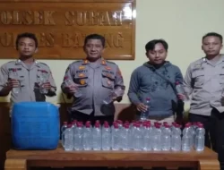 Operasi KRYD Polsek Subah: 70 Botol Miras Diamankan