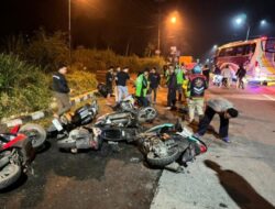 Batal Tawuran, 9 Sepeda Motor Ditinggalkan Berserakan di Salatiga