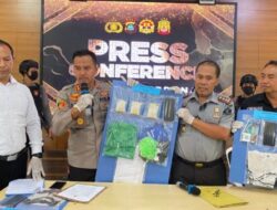 Ungkap 4 Kasus Narkotika, Kapolres Jembrana Gelar Press Release