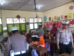 Polisi Sahabat Anak di SD Pati Kidul 1, Satlantas Polresta Pati Berikan Edukasi Tertib Berlalu lintas Sejak Dini
