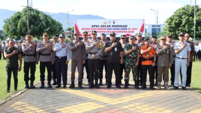 Cek Kesiapan Akhir Operasi Keselamatan Lalu Lintas Candi 2024 Polres Banjarnegara Apel Gelar Pasukan
