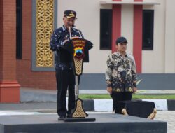 Polresta Pati Laksanakan Apel Gelar Pasukan Operasi Keselamatan Lalu Lintas Candi 2024