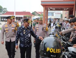 Pj Bupati Pati Henggar Budi Anggoro Pimpin Apel Pasukan Operasi Keselamatan Jalan
