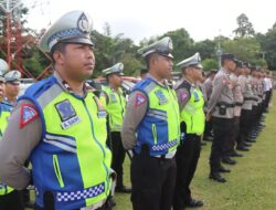 Hadapi Ops Keselamatan Telabang 2024, Polres Lamandau Laksanakan Gelar Pasukan