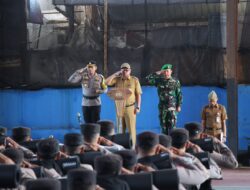 Polres Banjarnegara Gelar Apel Pergeseran Pasukan Pengamanan Pilkades Serentak 2024