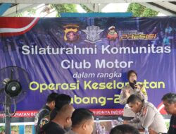 Ops Keselamatan, Ditlantas Polda Kalteng Gandeng Komunitas Club Motor Kota Palangka Raya