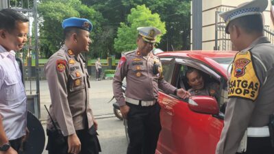 Pemeriksaan Kelengkapan Kendaraan Bermotor Anggota Polresta Pati