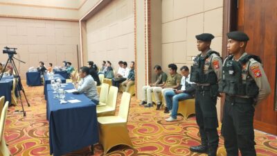 Jelang Penutupan Rapat Pleno Rekapitulasi Pemilu, Polda Kalteng Perketat Pengamanan