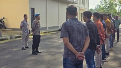 Subsatgas Propam Polresta Pati Gelar Gaktiblpin pada Personil di Ops Pekat Candi