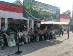 Adakan Bazar Pasar Murah, TNI Polri di Pati Jaga Stabilitas Pangan