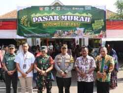 Jaga Stabilitas Pangan, TNI Polri di Pati Adakan Bazar Pasar Murah