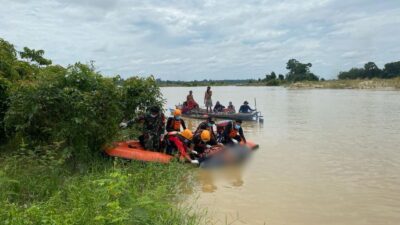 Hari Ke-3 Pencarian, Tim Gabungan Berhasil Temukan Korban Tenggelam di DAS Kahayan
