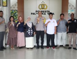 Kapolresta Palangka Raya Terima Kunjungan Silaturahmi Komisi Informasi Kalteng