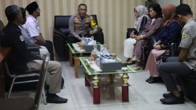 Kapolresta Palangka Raya Menerima Kunjungan Silaturahmi Komisi Informasi Kalteng