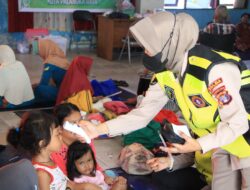 Rumkit Bhayangkara Periksa Kesehatan 189 Korban Banjir di Kota Palangka Raya