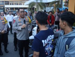 Kapolda Kalteng Release Pengungkapan 22 Curanmor di Polresta Palangka Raya