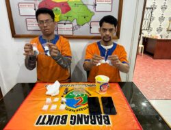 Polres Barito Utara Amankan Dua Tersangka Penyalahgunaan Narkotika