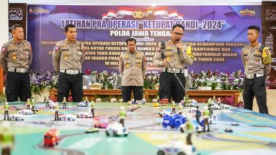 Jelang Operasi Ketupat Candi 2024, Polres Batang Menyiapkan Rambu Petunjuk Rawan Lakalantas