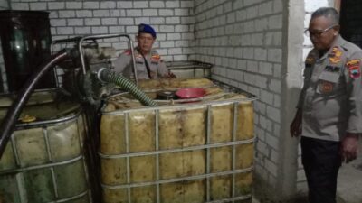 Satpolairud Polresta Pati Ungkap Penyalahgunaan BBM Subsidi di Rumah Kosong
