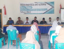 Giat Sosialisasi Desa Anti Korupsi di Desa Dasun Lasem Dihadiri Kapolsek Lasem