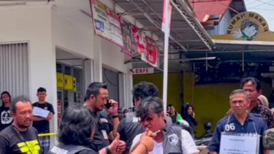 Reka Adegan Kasus Pembunuhan Satpam Digelar Polrestabes Semarang