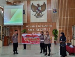 Laksanakan Police Go To School, Polwan Polres Sukoharjo Peringati Hari Kartini