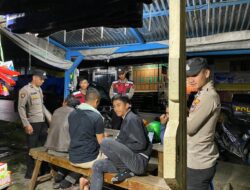 Himbau Masyarakat Jauhi Narkoba, Personil Sat Samapta Polres Humbahas Patroli KRYD Malam