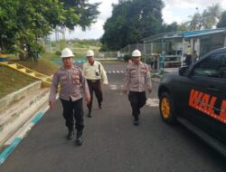 Kapolsek Giri Banyuwangi Cek Pengamanan Gardu Induk PLN Giri guna Kelancaran WWF Ke 10 di Bali