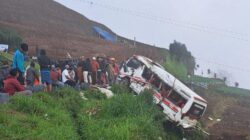 Penyebab Minibus Terguling di Bukit Barisan Diungkap Satlantas Polres Banjarnegara