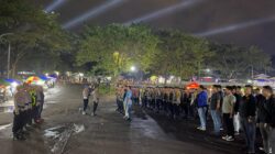 Ratusan Polisi Lakukan Pengamanan Sholawat Aliansi Ormas Serta LSM Banjarnegara