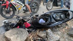 Polisi Periksa Sopir Truk Rem Blong Tabrak 8 Motor di Banyuwangi