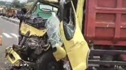 Kecelakaan Mengerikan, Bus Mira Tabrak Truk Pasir di Simpang Tegalyoso Klaten